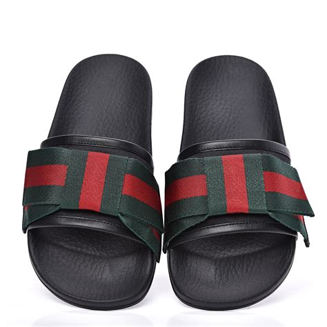 gucci slides with bows